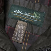 超名作! 90s 00s Eddie Bauer エディーバウアー モーターサイクル ハンティング ジャケット 中綿入り カーキ 緑 Sサイズ メンズ 古_画像10