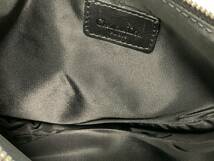 christian Dior クリスチャンディオール トロッター サドルバッグ SV金具 美品 Gカード 保存袋他一式 W22cm×H15cm×D4cm_画像7
