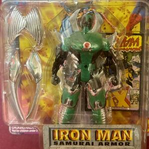 '96 TOYBIZ『 MARVEL HALL OF FAME』IRON MAN SAMURAI ARMOR アクションフィギュア アイアンマン ブリスター傷みありの画像2