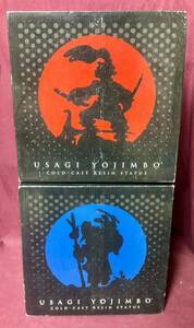 '00 DARK HORSE COMICS『uSAGI YOJINBO』兎用心棒 #1 #2 スタチュー 2点セット 塗装済完成品