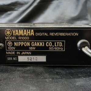 【中古】YAMAHA ヤマハ R1000 Digital Reverb デジタルリバーブ JUNK ジャンク 現状渡しの画像6