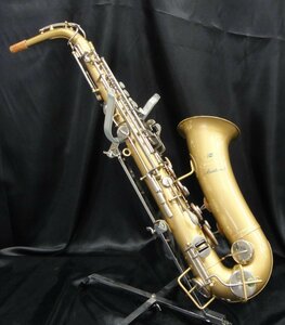 【中古】BUESCHER ARISTOCRAT ブッシャー アリストクラット アルトサックス JUNK ジャンク 現状渡し