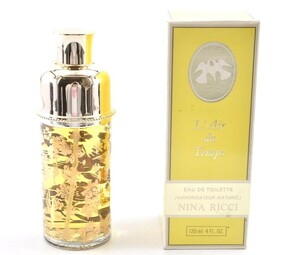 未使用 120ml NINA RICCI ニナリッチ L' Air du Temps Eau de Toilette レールデュタン オードトワレ 香水 スプレー 箱付き 8G03221