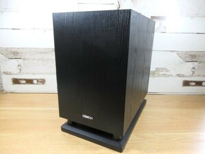 1ZC「DENON デノン DSW-37 サブウーファー」動作確認済み SUBWOOFER ブラック オーディオ DSW37 現状品 