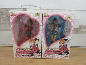 2F2-2 ( Futari wa Precure figure snow castle .. . beautiful ....2 body set ) out box attaching mega house Precure present condition goods 