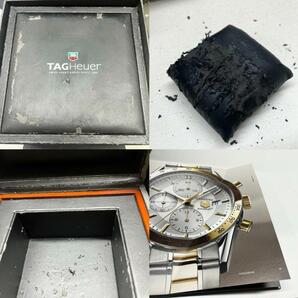 ◆TAGHEUER タグホイヤー Calibre16 カレラ 1860 コンビ 腕時計 余りコマ・箱付き 稼動品◆の画像9