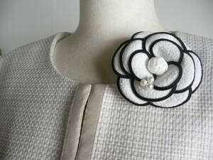  new goods white black! turtle rear corsage . flower! formal graduation ceremony go in . type formal ceremony 