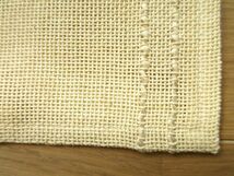 ２）ハンドメイド・手織り木綿のコースター・生成り・１６ｃｍ×１１ｃｍ・二枚セット_画像4