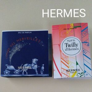 HERMES ロンブル デ メルヴェイユ トゥッティ ツイリー ドゥ エルメス　香水サンプル2本 新品未使用