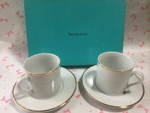 ティファニー TIFFANY&Co 未使用デミタス カップ&ソーサー