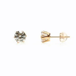 再入荷★4season定番のアイテム◆K18PG◆宝石店お墨付き◆ダイヤモンドピアス2.35ct 高級ピンクゴールド 新品 の画像1