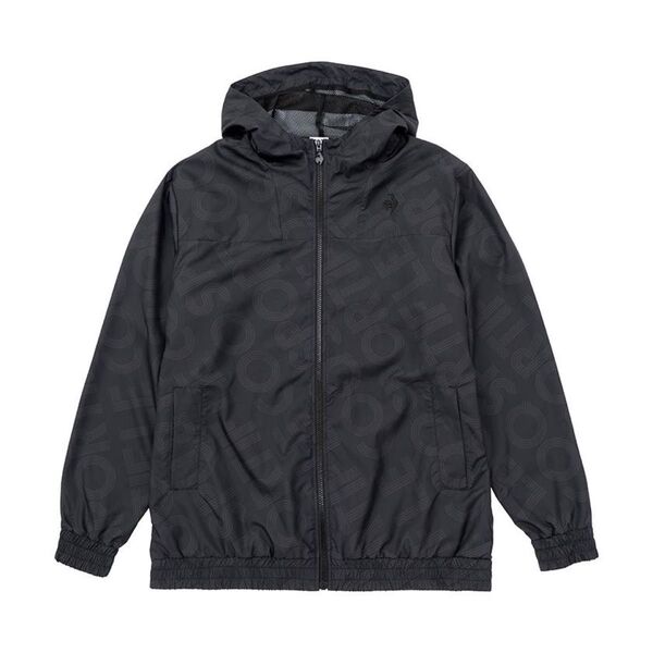 ルコックスポルティフ テニスウェア グラフィックウィンドブレーカー QMMWJC30 ブラック(黒) メンズ(M/L)2サイズ新品