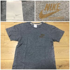 NIKE L ナイキ vintage グレー　Tシャツ 半袖Tシャツ NIKE sportswear 杢　霜降り