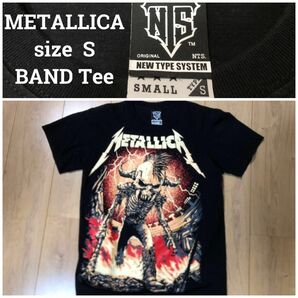 メタリカ　 S バンド Tシャツ 90s バンドTシャツ NIRVANA ニルヴァーナ METALLICA ブラック　Tee 