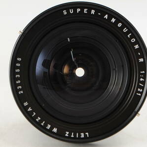 ◆極上美品◆ Leica ライカ SUPER-ANGULON-R 21mm F4 元箱 付属品 ★清潔感溢れる綺麗な外観! カビ・クモリ・キズ・スレなし! 完動品!の画像9