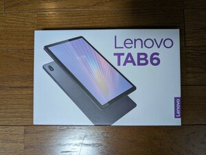 【中古品】 Lenovo TAB6 SoftBank版SIMフリー アビスブルー タブレット SIMフリー シリコンケース付 残債なし 送料出品者負担