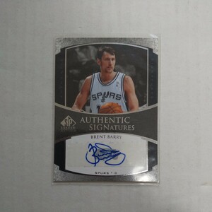 Brent Barry Sp Signature Edition Auto Spurs