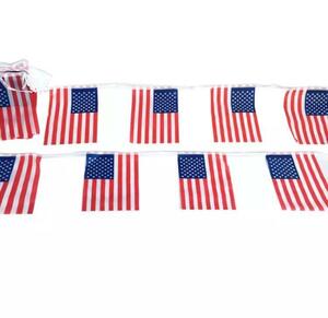 アメリカ 星条旗 フラッグ ガーランド 20枚 ショップ ガレージ 装飾 演出 インパラ キャデラック カプリス アメ車 ハイドロ 空冷VW