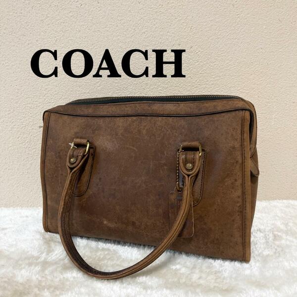 レアCOACH コーチハンドバッグトートバッグブラウン茶