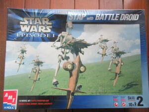 AMT ERTL 1/6 スターウォーズ STAP with BATTLE DROID エピソード1