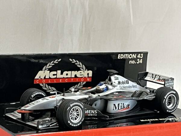 ミニチャンプス 1/43 マクラーレン メルセデス MP4-16 F1グランプリ 2001 ミカ・ハッキネン