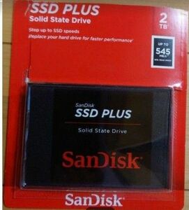 新品同様 SanDisk サンディスク 内蔵 SSD PLUS 2TB 2.5インチ 値下げしました