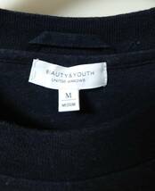 UNITED ARROWS BEAUTY&YOUTH ユナイテッドアローズ B&Y ヘンプTシャツ 黒・紺 Mサイズ セット売り_画像5