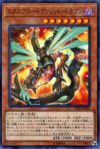 遊戯王 エクスプロードヴァレット・ドラゴン ノーマルパラレル ストラクチャーデッキ リボルバー SD36-JP004 闇属性 ドラゴン族