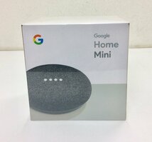 【新品/未開封】Google Home Mini グーグル ホーム ミニ GA00216JP チャコール スマートスピーカー　　 K0321_画像1