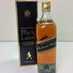 【未開栓/古酒】Johnnie Walker ジョニーウォーカー ブラックラベル エクストラスペシャル 金キャップ 750ml  K0328の画像1