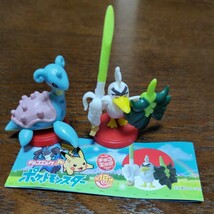 ☆ ポケモン　グッズ　ミニフィギュア　マルチクロス　チョコエッグ　豆皿　ミニチュア　ラプラス　ベイリーフ　ピチュー　ケルディオ_画像4