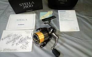 ★【美品】シマノ最高級リール『14 ステラ 2500』♪SHIMANO 14 STELLA 2500♪◇回転良好◇～希少な深溝スプール～◆付属品付き◆★