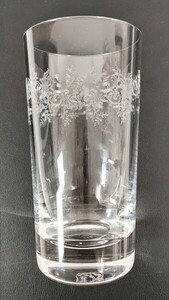 バカラ セビーヌ ハイボール タンブラー グラス 刻印 Sevigne Baccarat★ブランド クリスタル キッチン 酒器 食器【美品】5371E