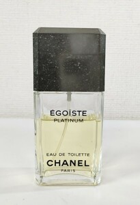 CHANEL 残量7割 PLATINUM EGOISTE EAU DE TOILETTE シャネル エゴイスト プラチナム EDT ヴァポリザター 香水 100ml【中古】5443I