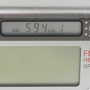 ソニー SRF-DR2V TV FM AM 3バンド コンパクト ステレオ ポータブル ラジオ 文字多重放送対応 通電確認済 SONY★軽量【中古】5327-1Gの画像8