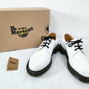 ドクターマーチン レザー ブーツ 革靴 ホワイト 白 DR.MARTENS BOOTS WHITE AW006 6UK 24～25ｃｍ【中古】431Eの画像1