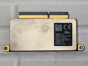 【動作良好】Apple 純正 SSD 256GB Macbook pro A1708用　稼働時間443時間　管理番号　924