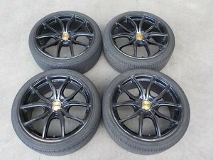 RAYS GRAM LIGHTS レイズ グラムライツ GL-57FXX 17インチ 4本セット 7J＋42 PCD100 4穴 タイヤ付き 205/40R17 20年製●24003090三C109●