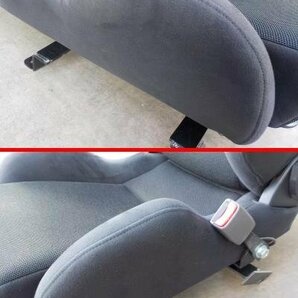 RECARO レカロ セミバケットシート セミバケ シートレール付き L275V ミラからの取外し●24004590三C107●の画像8