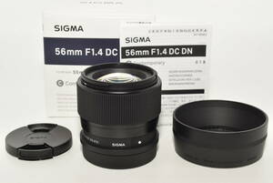 【特上品】 シグマ(Sigma) 56mm F1.4 DC DN | (C) TL 56mm F1.4 DC DN | Contemporary ライカLマウント用　#6811