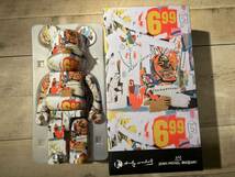 Andy Warhol × JEAN-MICHEL BASQUIAT #4 BE@RBRICK 400%(メディコムトイ・ベアブリック・フィギュア・アンディ・ウォーホル・バスキア)_画像1