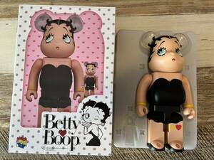 ★400%のみ★ベティちゃん/Betty Boop BLACK Ver. ベアブリック/BE@RBRICK 400%(メディコムトイ・フィギュア)