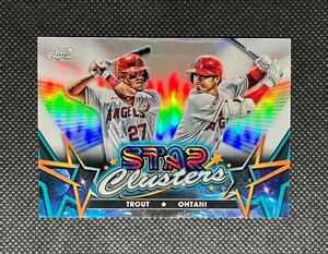 2023 Topps Cosmic Chrome Stars Clusters Shohei Ohtani Mike Trout 大谷翔平 Angels エンゼルス
