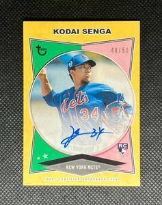 2023 Topps Brooklyn Collection Kodai Senga Gold Auto /50 Mets 千賀滉大 サイン RC