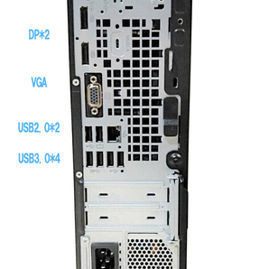 省スペースタイプ■驚速 i5-8500 3.0-4.1GHz x8/8GB■SSD:256GB+HDD1TB Win11/Office2021Pro/追加無線/USB3.0 ■ HP EliteDesk 600 G4 2Bの画像2