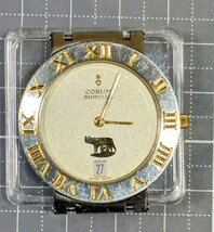 CORUM　ロムルス　メンズ　トップとバックル　電池交換　作動確認済み　_画像2