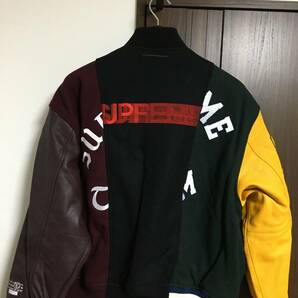 希少新品 M シュプリーム メゾン マルジェラSupreme MM6 Maison Margiela Split Varsity Jacket Multicolor バーシティ 24SS ノベルティの画像1