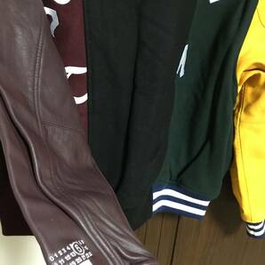 希少新品 M シュプリーム メゾン マルジェラSupreme MM6 Maison Margiela Split Varsity Jacket Multicolor バーシティ 24SS ノベルティの画像3