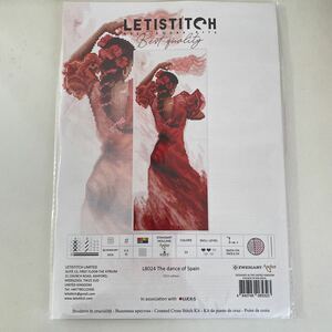 ZB109-8024　刺繍 クロスステッチキット LETISTITCH クロスステッチ刺繍キット L8023 Flamenco (フラメンコ) 7100円