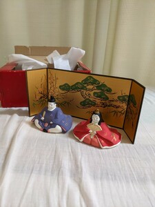 Art hand Auction Poupées Hina décoratives à un étage Heian Kato Takumi Co., Ltd., saison, Évènement annuel, Fête des poupées, Poupée Hina